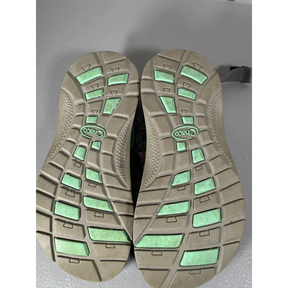 Chaco Kids Z1 Ecotread Multi Color Geometric Strappy Sandals J180234 Size 4